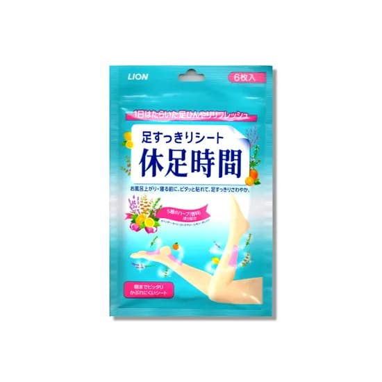 라이온 휴족시간 6입, 1개