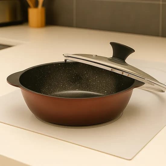 바니니 메가스톤 IH 전골냄비, 혼합색상, 28cm, 1세트