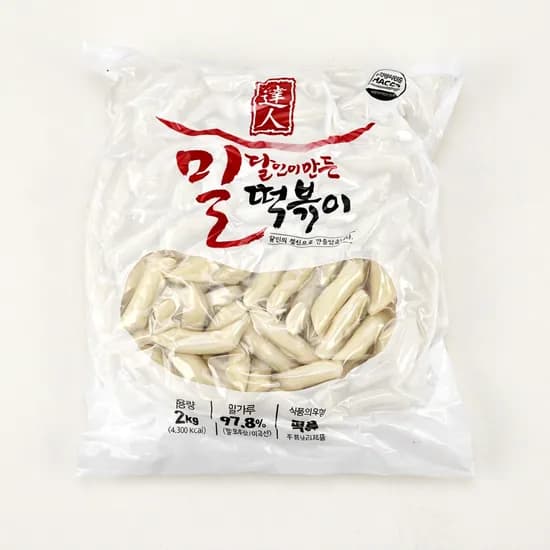세영푸드 달인이 만든 밀 떡볶이떡 2kg 1개