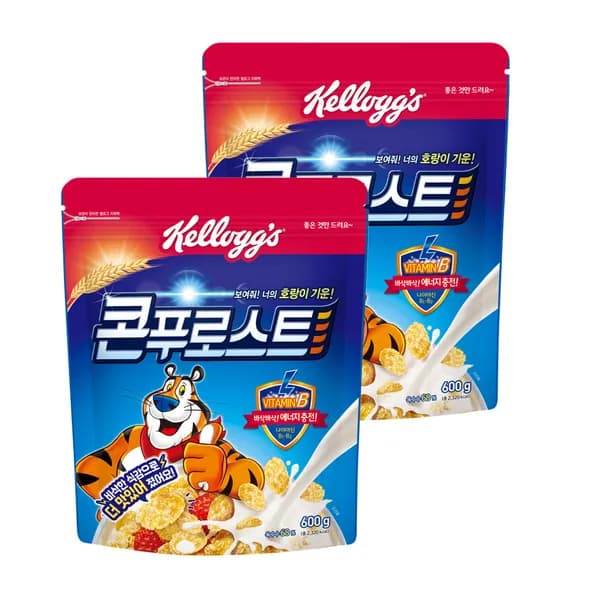 켈로그 콘푸로스트 600g 2개
