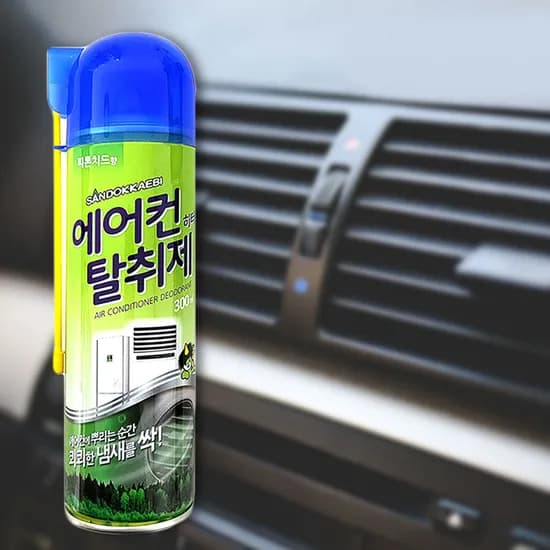 산도깨비 자동차 에어컨 탈취제 300ml 4개