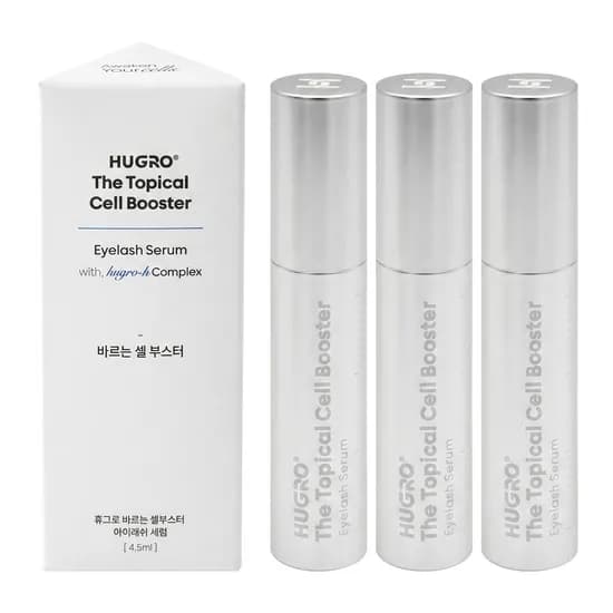 휴그로 바르는 셀부스터 아이래쉬 속눈썹 영양제 세럼 4.5ml 3개