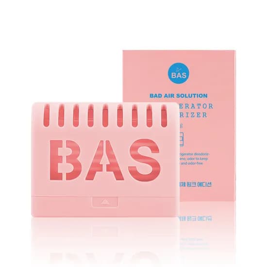 BAS 냉장고 탈취제 핑크 에디션 케이스 리필 1개입 20g 1개