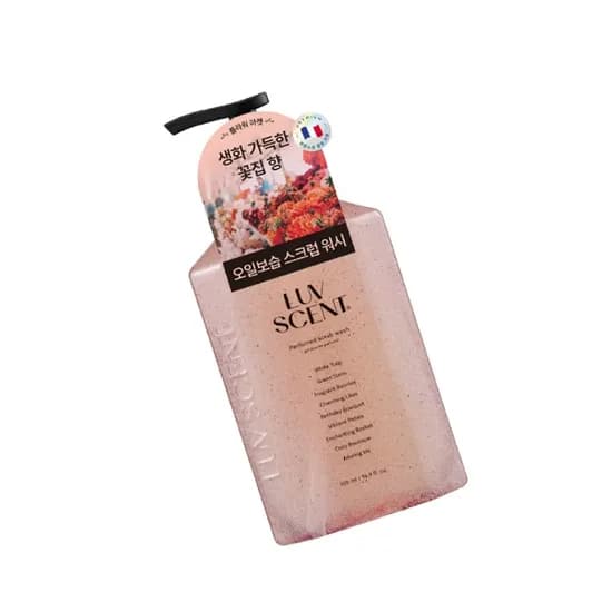 럽센트 스크럽 워시 플라워마켓 화이트튤립 500ml 1개
