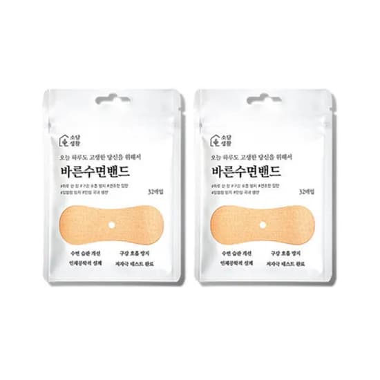소담생활 바른수면밴드 32매입 2팩