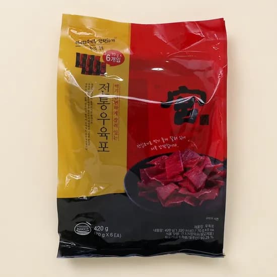 궁 쇠고기 육포 420g 6개 37,320원