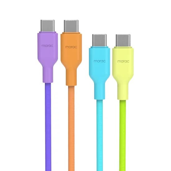 모락 그라데이션 60W USB C to C 타입 PD 초고속 충전 케이블, 1.5m, 2개입, 1박스