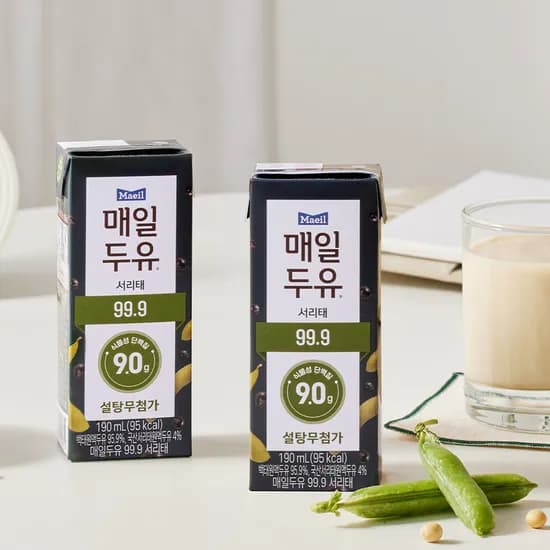 매일유업 매일두유 99.9 서리태 190ml 24개