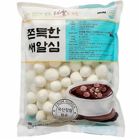 햅푸드 쫀득한 새알심 1kg 1개