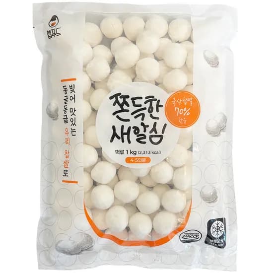 햅푸드 쫀득한 새알심 1kg 2개