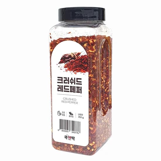 새마원 쿡앤딱 크러쉬드 레드페퍼 홀 350g 1개