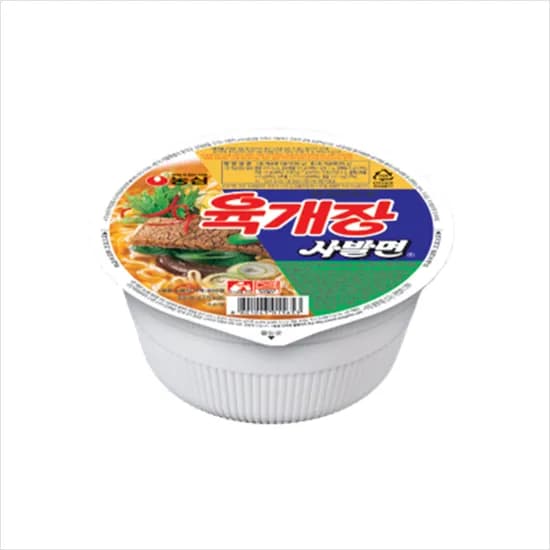 농심 육개장 사발면 86g 12개
