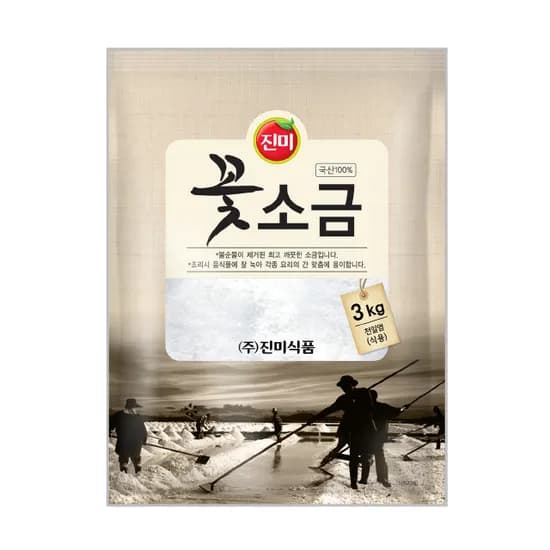 진미 꽃소금 3kg 1개
