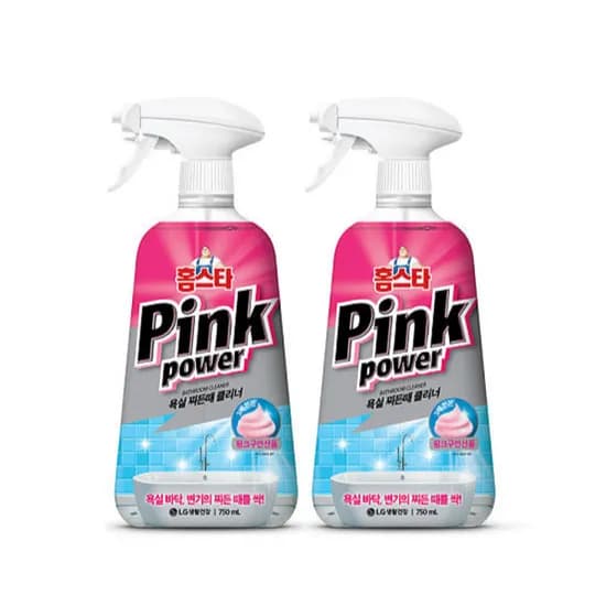 홈스타 핑크파워 욕실 찌든때 클리너 750ml 2개
