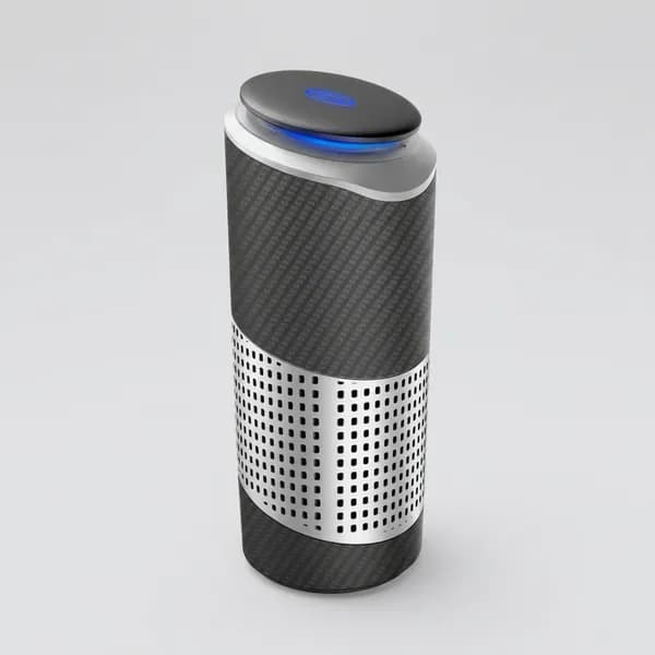 나오테크 카본 차량용 공기청정기 NAO-D6100A 화이트 1개