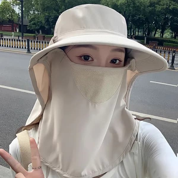 올라운드 썬가드 모자 아이보리 1개