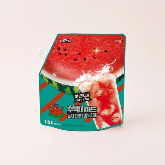 쟈뎅 까페리얼 수박에이드 1.5L 3개