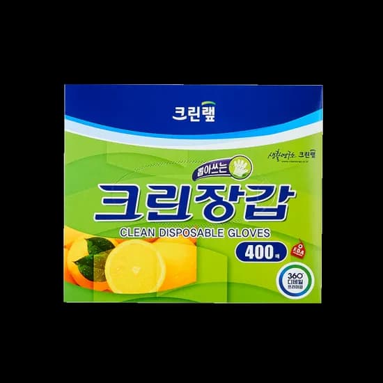 크린랲 크린장갑, 400매, 2개