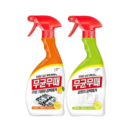 무균무때 청소세제세트 주방용 곰팡이제거용 1개