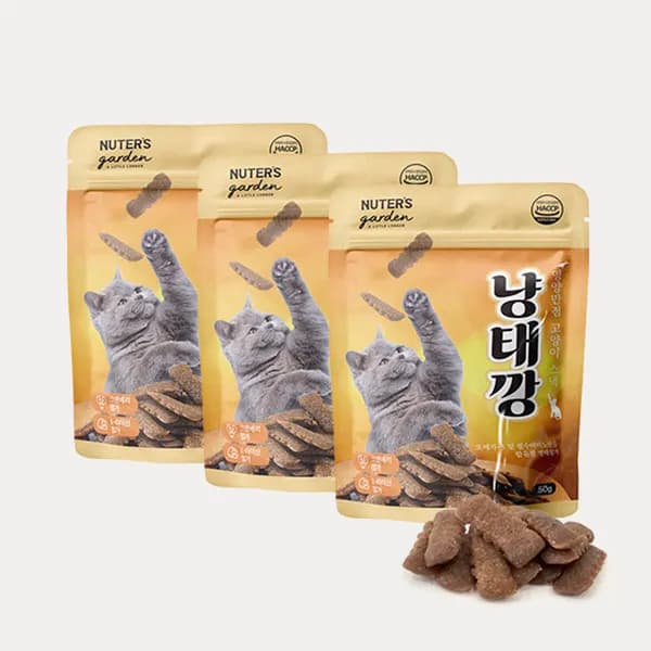누터스가든 냥태깡 고양이간식 황태 50g 3개 14,900원