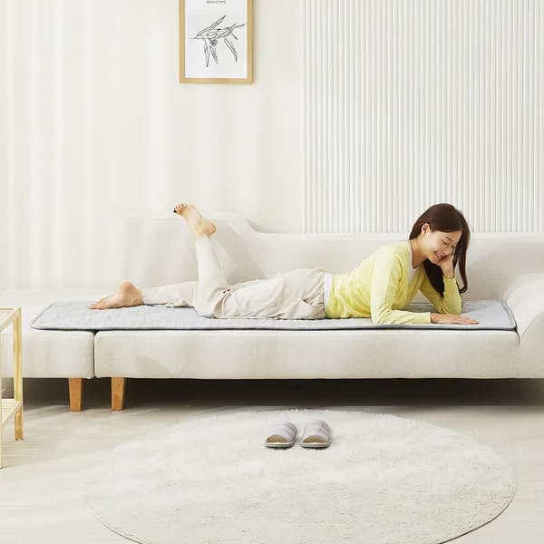 카본 탄소 쇼파 전기 방석 3-5인용 EMF 라이트그레이 50x180cm 1개