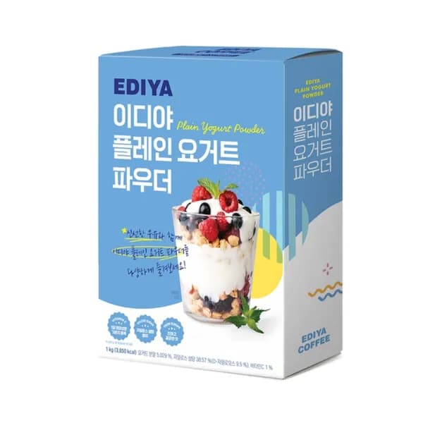 이디야 플레인 요거트 파우더 1kg 1개