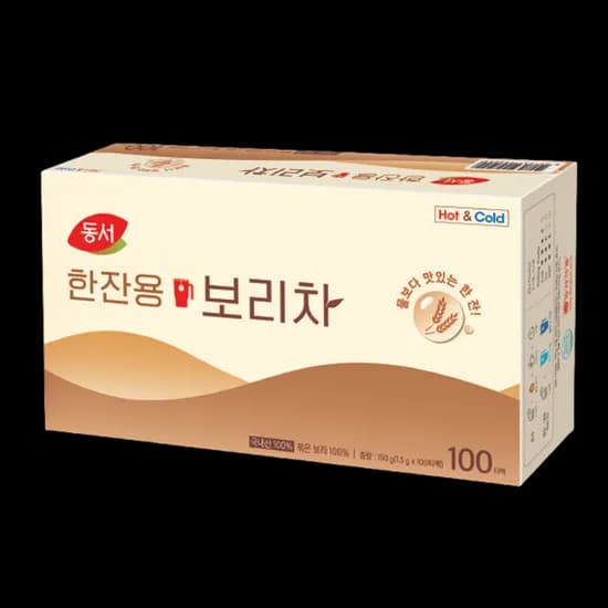 동서 한잔용보리차, 1.5g, 100개입, 1개