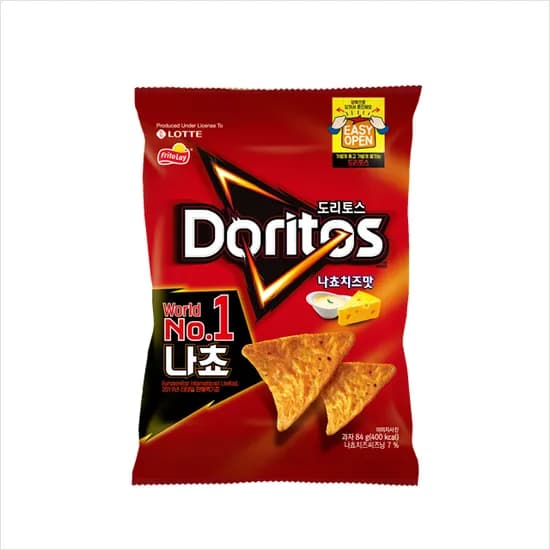 롯데 도리토스 나쵸 치즈맛 84g 3개