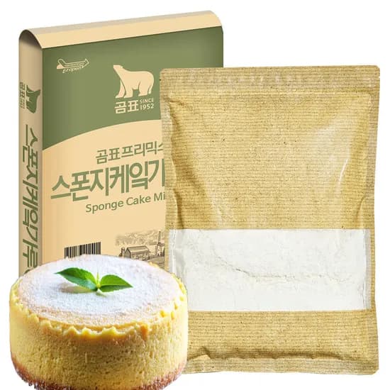 곰표 스펀지케익가루 믹스 1호 1kg 1개