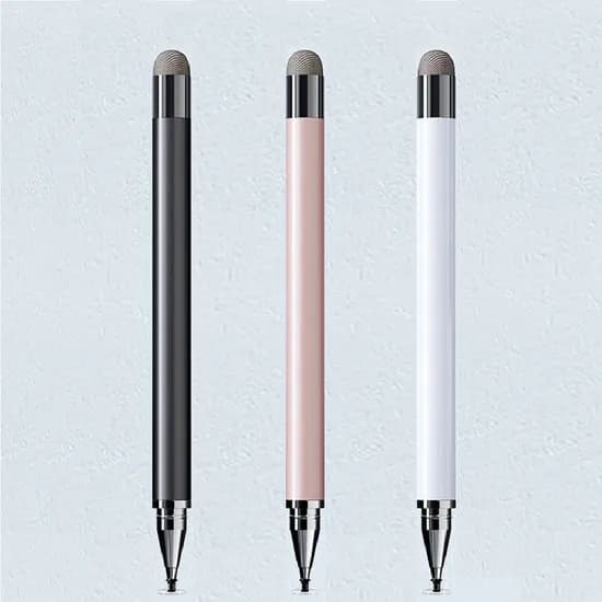 2in1 듀얼 스크린 터치펜, 블랙, 1개