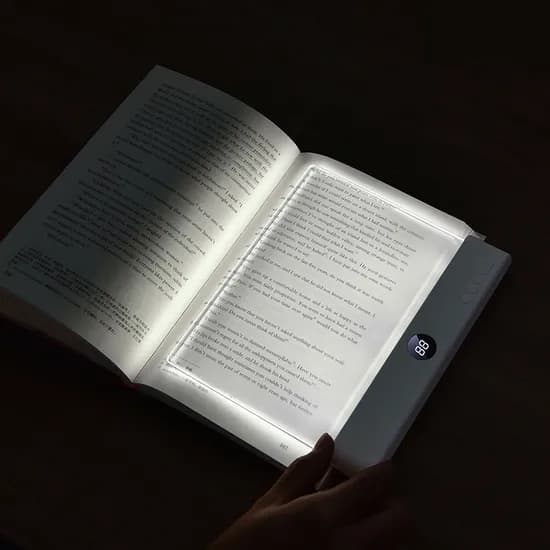 EIKER 무선 LED 충전식 독서 무드등, 화이트