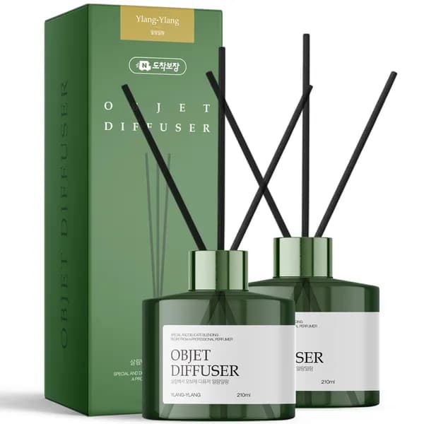 살림백서 오브제 디퓨저 일랑일랑 210ml 2개