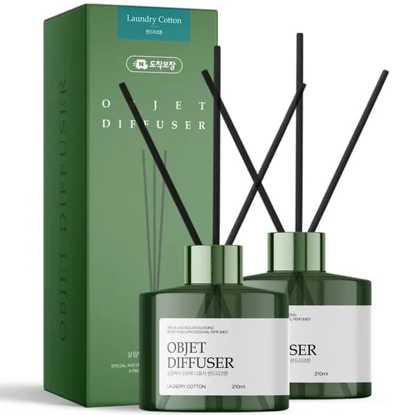 살림백서 오브제 디퓨저 런드리코튼 210ml 2개 9,900원