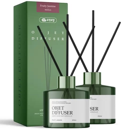 살림백서 오브제 디퓨저 푸르티자스민 210ml 2개