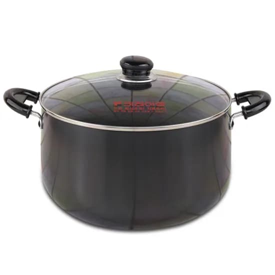 키친아트 쥬노 블랙 경질 곰솥냄비, 28cm, 1개