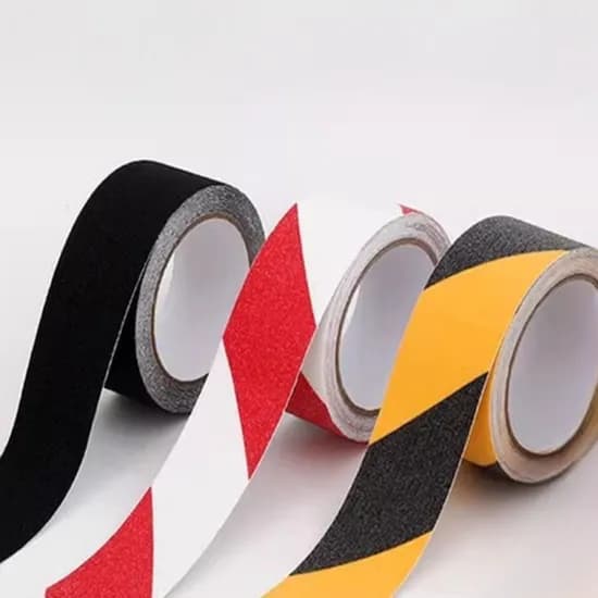미끄럼방지 테이프 흰색 빨강 25mm x 5m 1개