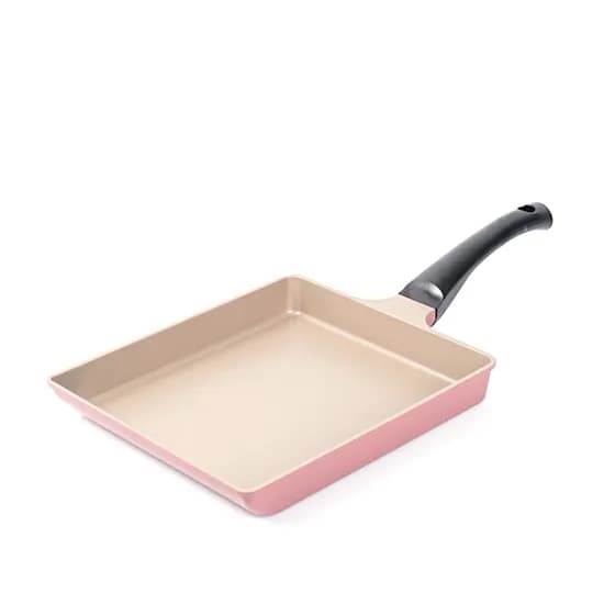 퀸센스 세라믹 IH 에그롤 사각 계란말이팬, 베이지, 26cm, 1개