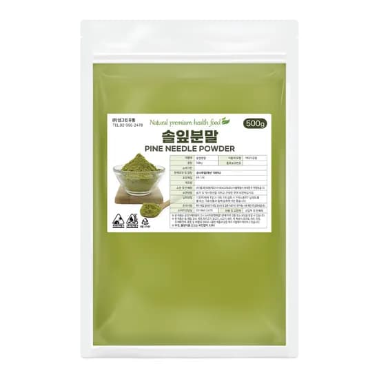 샘그린 솔잎분말 국내산 500g 1개