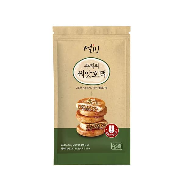 설빙 추억의 씨앗호떡 450g 5개입 1팩 11,280원