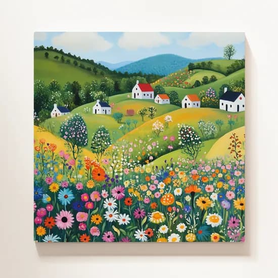 노아 갤러리 인테리어 소품 그림 액자 풍경04, 40x40cm, 캔버스