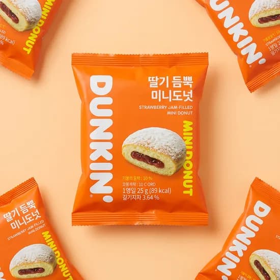 던킨 딸기 듬뿍 미니도넛 25g 20개 20,900원