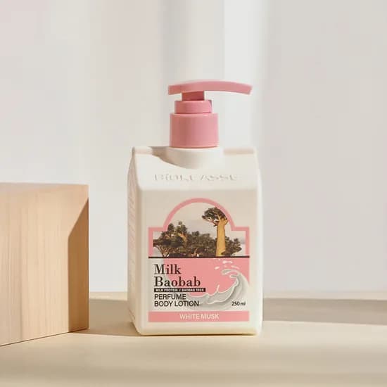 밀크바오밥 퍼퓸 바디로션 화이트머스크 250ml 1개