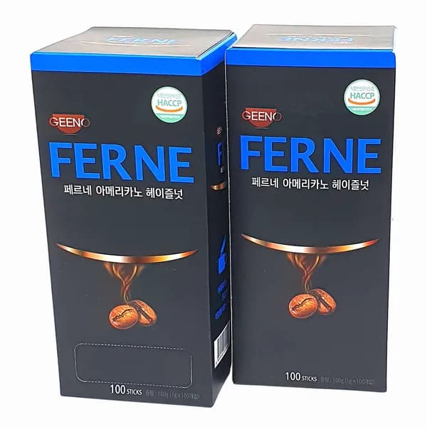 지노 페르네 아메리카노 헤이즐넛 1g 100개입 2개