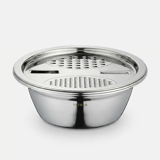 바이마르 멀티 채반 믹싱볼 세트 실버 2개