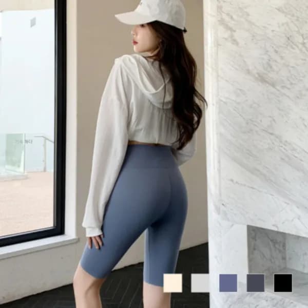 제이키 5부 레깅스, SD-230434, 차콜, M