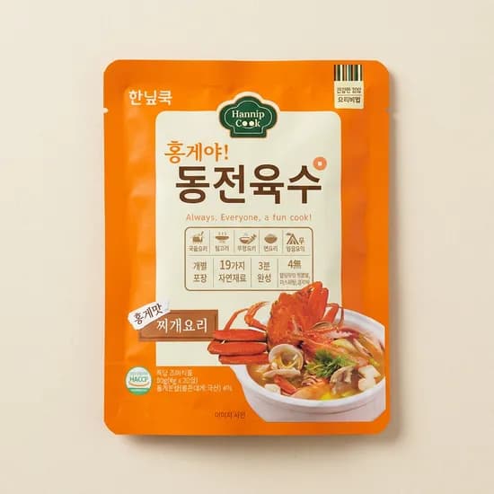 한닢쿡 동전육수 홍게맛 4g 10개입 4개