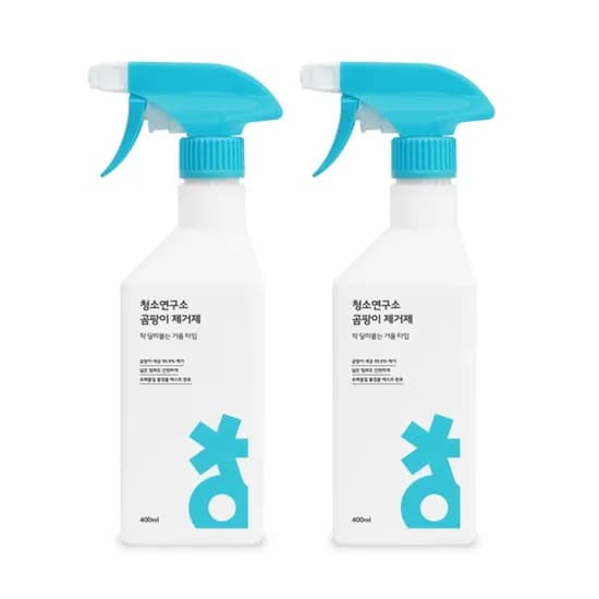 청소연구소 곰팡이 제거제 400ml 2개