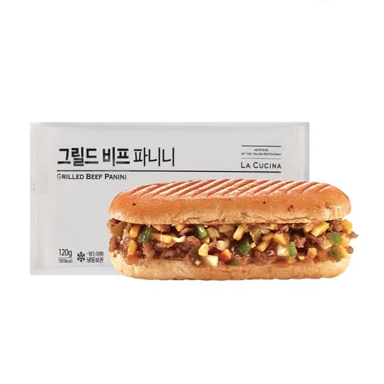 라쿠치나 그릴드 비프 파니니 120g 4팩