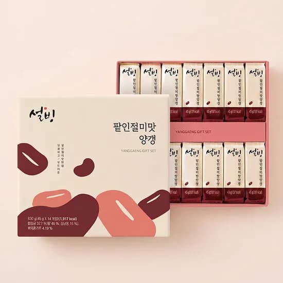 설빙 팥인절미양갱세트 45g 14개입 2세트