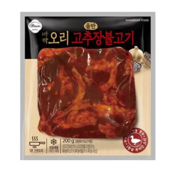 올반 바짝오리 고추장불고기 200g 4개 17,900원